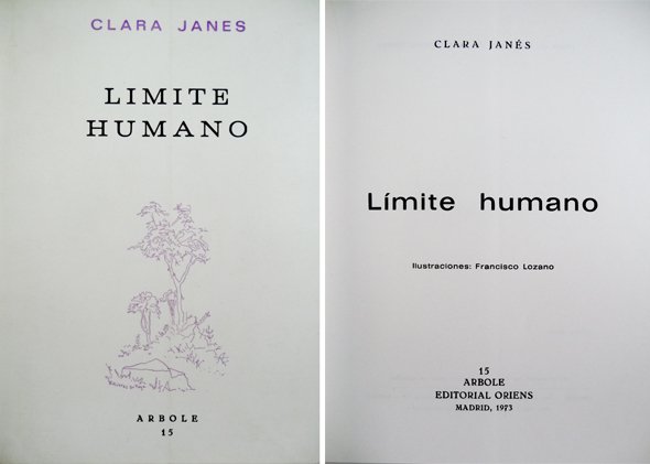 Límite humano. Poemas. | Immagine principale
