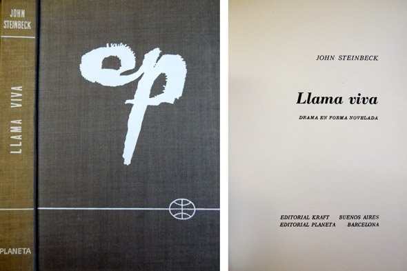Llama viva. Drama en forma novelada.