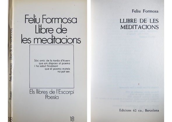 Llibre de les Meditacions.