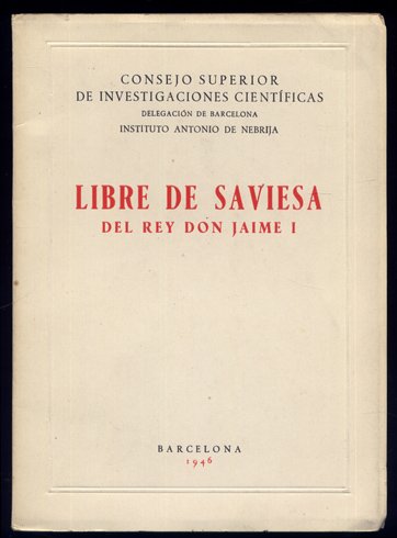 Llibre de Saviesa del Rey Don Jaime I. Edición y … | Immagine principale