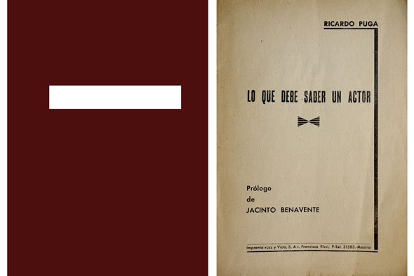 Lo que debe saber un actor. Prólogo de Jacinto Benavente.