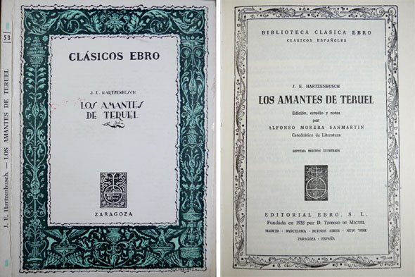 Los Amantes de Teruel. Edición, estudio y notas por Alfonso …