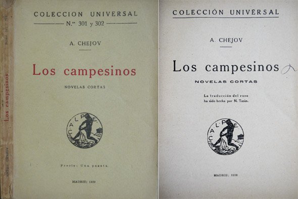 Los campesinos. Novelas cortas. Traducción de Nicolas Tasin.