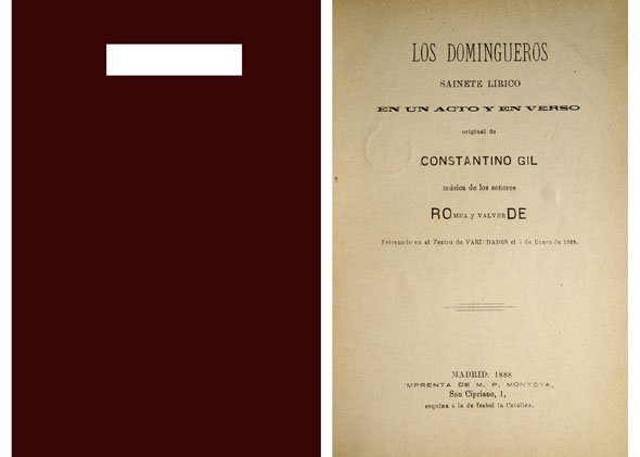 Los domingueros. Sainete lírico en un acto y en verso. …