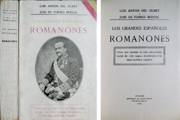 Los grandes españoles: Romanones. Libro que resume la vida interesante, … | Immagine principale
