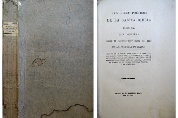 Los Libros Poéticos de la Santa Bíblia. Tomo IX: que …