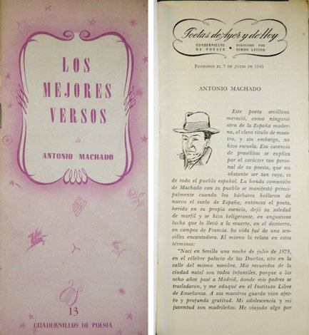 Los mejores versos de. Prólogo y seleción de Simón Latino.