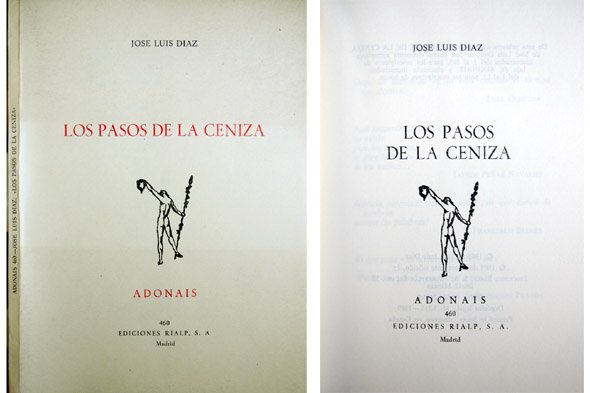 Los pasos de la ceniza. Poemas.