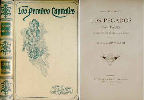 Los Pecados Capitales. Antología ilustrada. Colección de textos escogidos y …