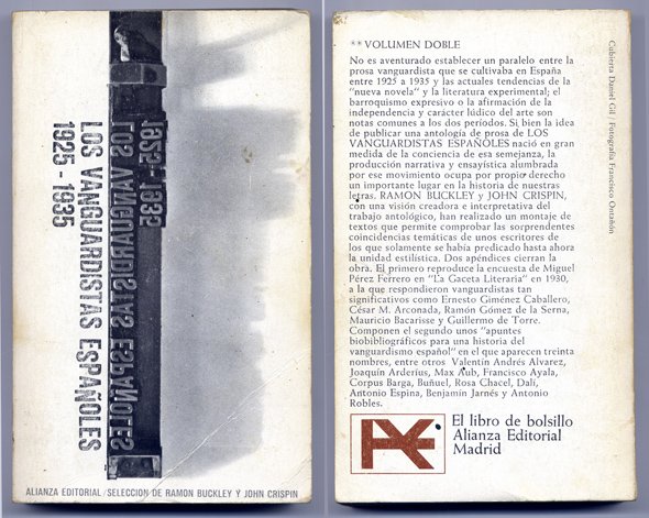 Los vanguardistas españoles (1925-1935). Selección y comentario.