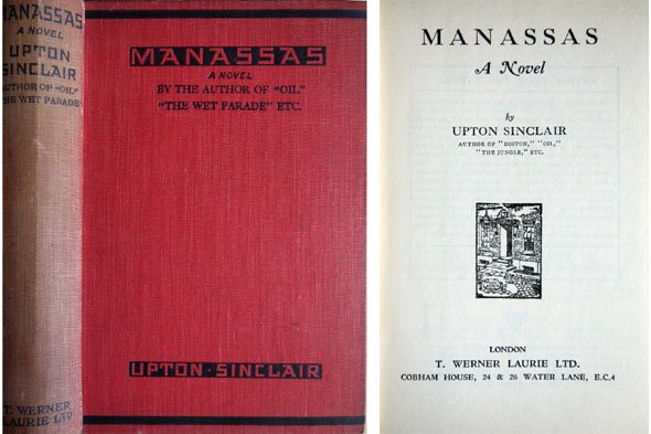 Manassas. A Novel of the War.