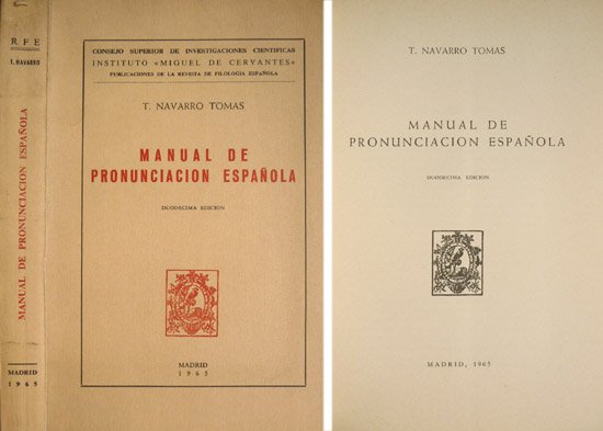 Manual de Pronunciación Española.