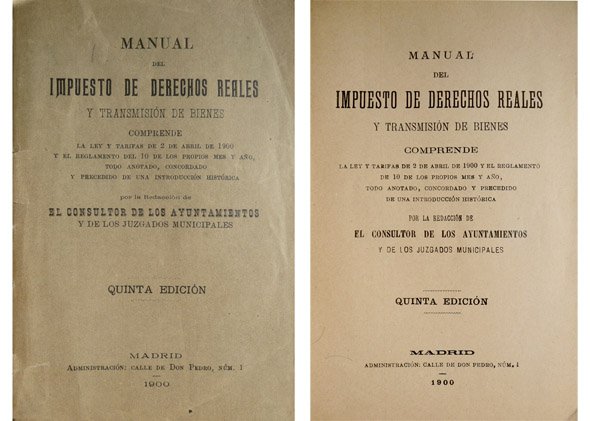 Manual del Impuesto de Derechos Reales y Transmisión de Bienes. …