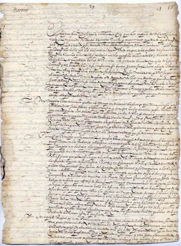 Manuscrito. Memorial al Rey [Felipe IV] del "Capitan Francisco de …