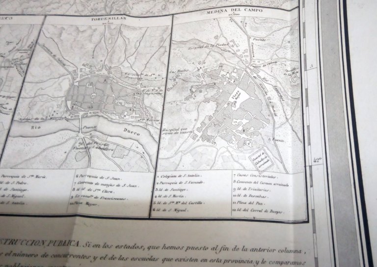 Mapa de Valladolid. Explicaciones de Pascual Madoz. Con los planos … | Immagine Gallery 4