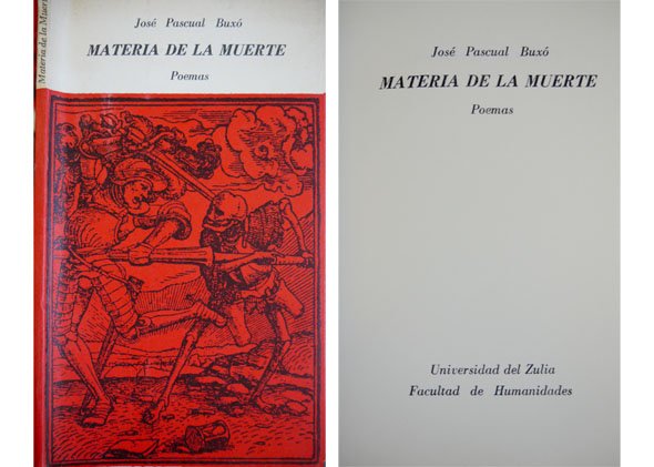 Materia de la Muerte. Poemas.