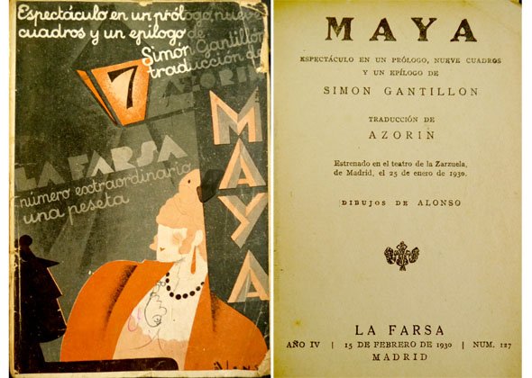 Maya. Espectáculo en un prólogo, nueve cuadros y un epílogo. …