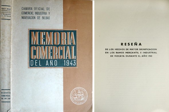 Memoria Comercial del Año 1943 de la Cámara Oficial de …
