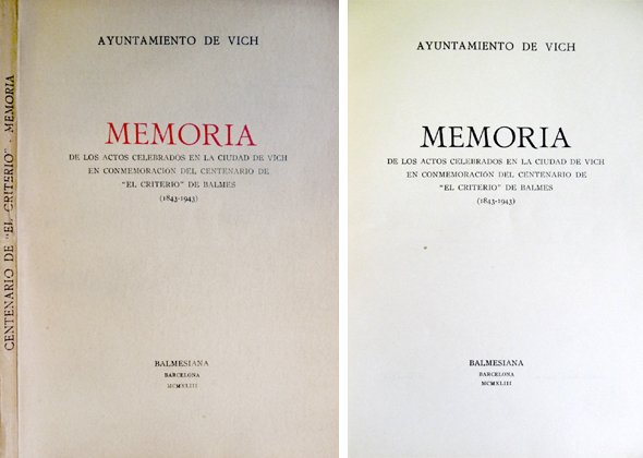 Memoria de los actos celebrados en la Ciudad de Vich …