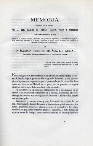 Memoria relativa a demostrar con experimentos el fenómeno de la …