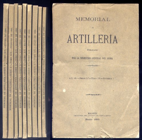 Memorial de Artillería. Publicado por la Dirección General del Arma.Director: … | Immagine principale