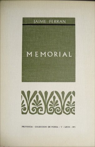 Memorial. Poemas. | Immagine principale