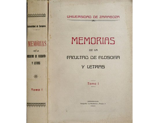 Memorias de la Facultad de Filosofía y Letras de la …