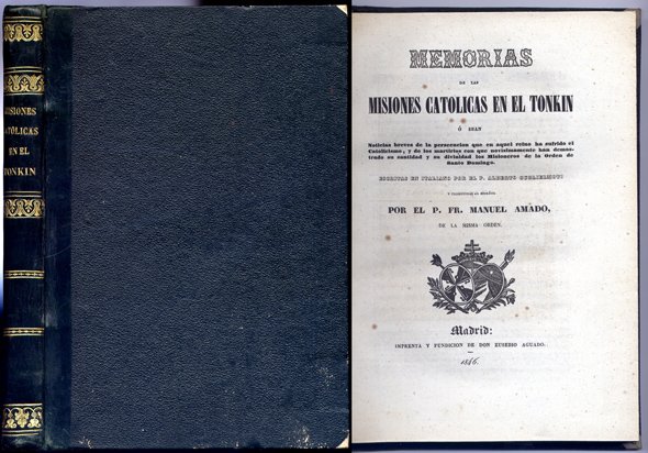 Memorias de las Misiones Católicas en el Tonkin ó sean …