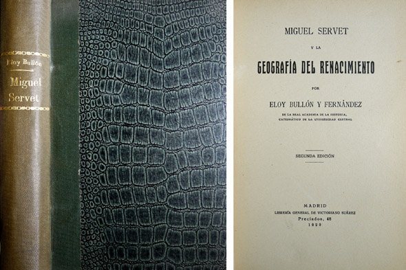 Miguel Servet y la Geografía del Renacimiento.