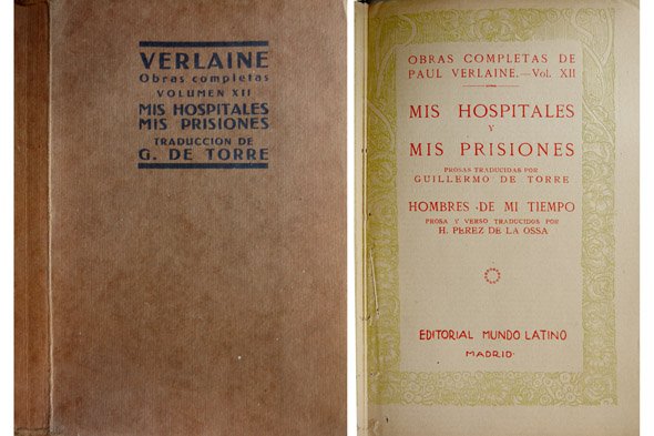 Mis hospitales y mis prisiones. Prosas traducidas por Guillermo de …