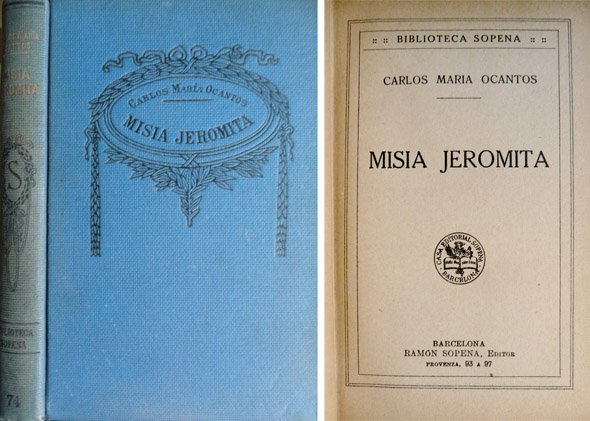 Misia Jeromita. Novela argentina.