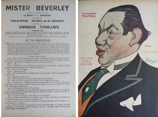 Mister Beverley. Comedia en cuatro actos inspirada en 'The Barton …