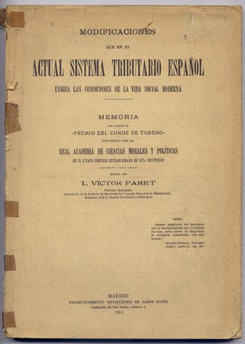 Modificaciones que en el actual Sistema Tributario Español exigen las …