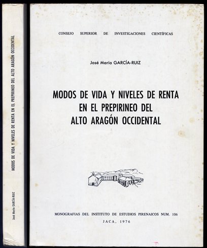 Modos de vida y niveles de renta en el Prepirineo …