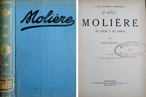 Molière. Su vida y su obra. | Immagine principale