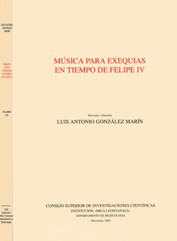 Música para Exequias en tiempo de Felipe IV.