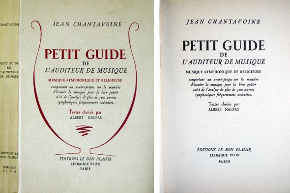 Musique Symphonique et Religieuse. Textes choisis par Albert Nalpas.