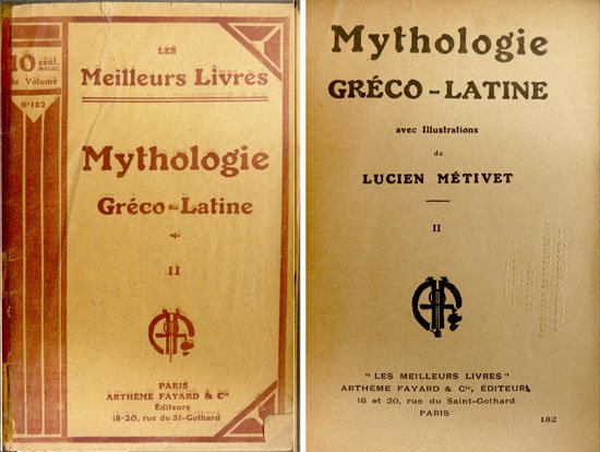 Mythologie Gréco-Latine. Tomo Seconde.