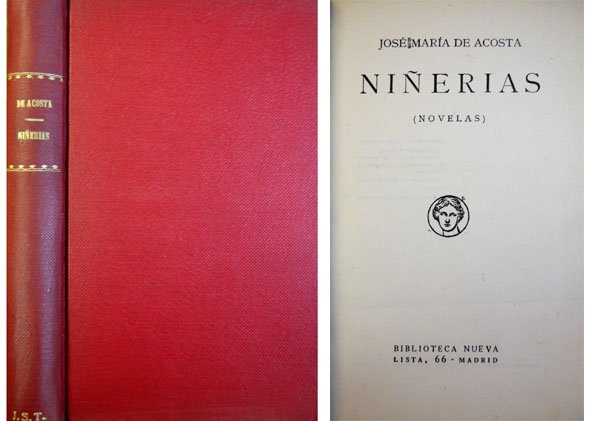 Niñerías. Novelas. | Immagine principale