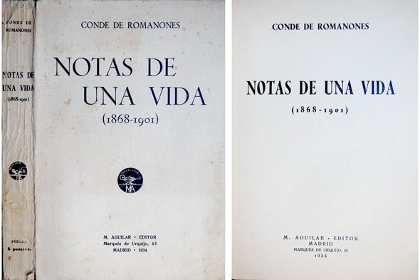 Notas de una vida. I:1868-1901.
