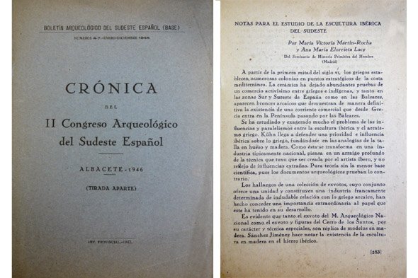 Notas para el estudio de la escultura ibérica del Sudeste. …