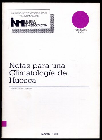 Notas para una Climatología de Huesca.