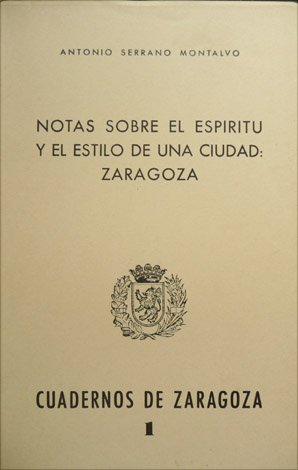 Notas sobre el espíritu y el estilo de una ciudad: …