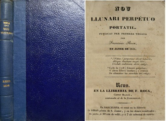 Nou Llunari Perpetuo Portàtil. Publicat per primera vegada per., en …