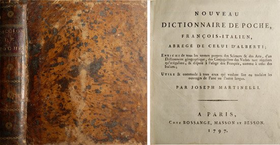 Nouveau Dictionnaire de Poche François - Italien. Abrégé de celui …