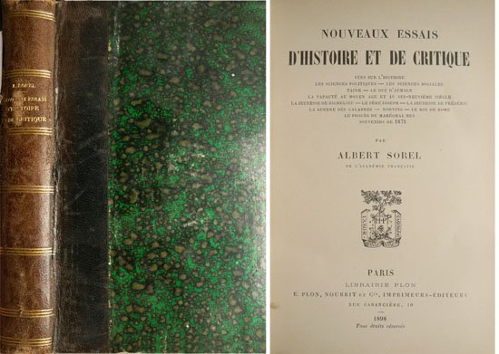 Nouveaux Essais d'Histoire et de Critique.