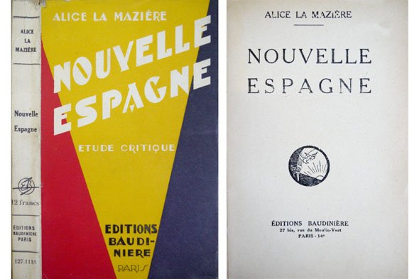 Nouvelle Espagne. Étude critique.