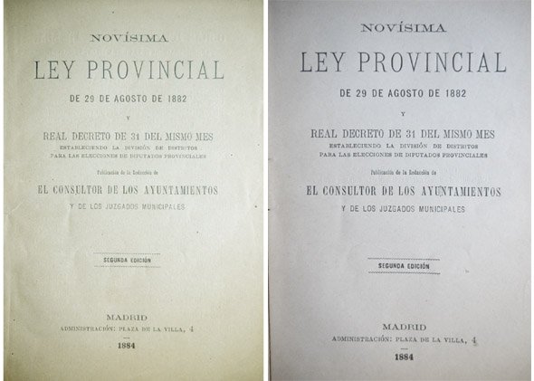 Novísima Ley Provincial de 29 de Agosto de 1882 y …