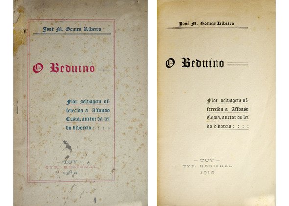 O Beduíno. Flor selvagem offerecida a Affonso Costa, auctor da …