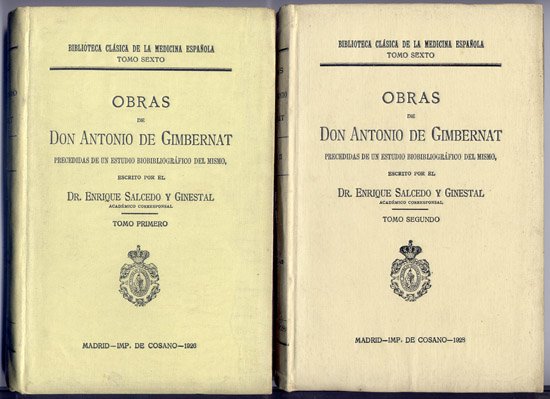Obras de Don Antonio de Gimbernat. Precedidas de un estudio …